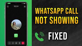 Whatsapp call not showing on display 2024 How to Fix EASY [upl. by Fornof380]