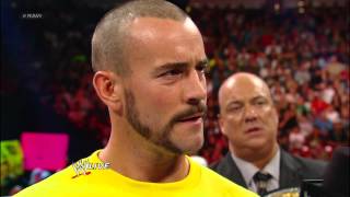 CM Punk interrupts Mr McMahons State of the WWE Address Raw Oct 8 2012 [upl. by Asus476]