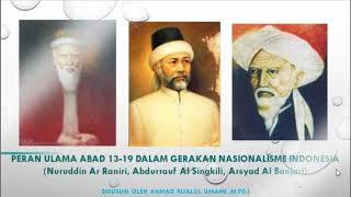 PERAN ULAMA ABAD KE 13 NURUDDIN ABDURRAUF ARSYAD [upl. by Elias449]