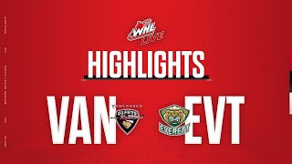 Vancouver Giants at Everett Silvertips 1111  WHL Highlights 202324 [upl. by Noirod]