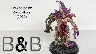 How to paint Poxwalkers 2020 [upl. by Anica]