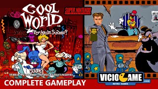 🎮 Cool World Super Nintendo Complete Gameplay [upl. by Ahsam]