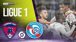 Clermont Foot vs Strasbourg  LIGUE 1 HIGHLIGHT  01192022  beIN SPORTS USA [upl. by Dnumde322]