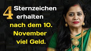 Astrologin Verma Anuradha sagte nach dem 10 November viel Geld für vier Sternzeichen voraus [upl. by Amilb]