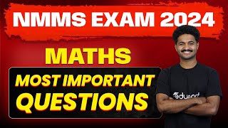 NMMS Exam 2024  Maths  Most Important Questions  Eduport [upl. by Ibed]