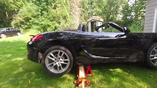 Porsche Boxster 981 oil plug and filter location [upl. by Howlond384]