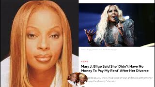 quot51 YO Singerquot Mary J Blige REVEALS Being BROKE After Divorce amp Being F0RCED To Pay Ex Support [upl. by Eiramllij]