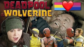 💛Theyre quotFightingquot❤️  Deadpool amp Wolverine reaction  first time watching [upl. by Nylednarb920]