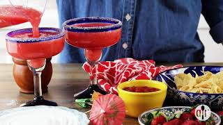 How to Make Ultimate Frozen Strawberry Margarita  Drink Recipes  Allrecipescom [upl. by Iosep]