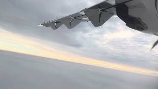 Finnair NORRA ATR 72500 takeoff Vilnius VNO [upl. by Nosniv]