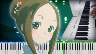 Karakai Jouzu no Takagisan Movie ED3  fragile Piano cover [upl. by Ahsihat634]