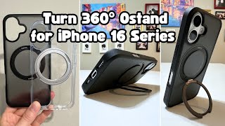 TORRAS Turn360° Ostand R Case for iPhone 16 Series  Full Demo  Review [upl. by Aynad]