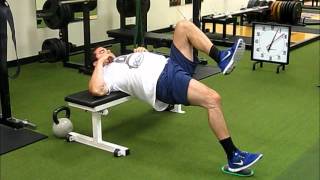 Single Leg Hip ThrustLeg Curl Combo [upl. by Anitreb421]