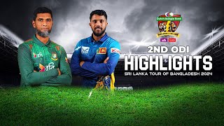 Bangladesh vs Sri Lanka Highlights  2nd ODI  Sri Lanka tour of Bangladesh 2024 [upl. by Flossie]