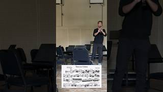 Kodály Dances of Galánta  Clarinet Excerpt clarinet viralvideo [upl. by Larok]