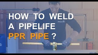 How to weld a Pipelife PPR pipe [upl. by Onabru810]