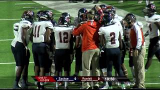 Garland ISD Sachse vs Rowlett 2016 Football [upl. by Laehcor]