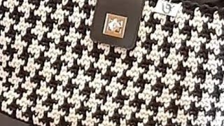 تريكوغرزةهاوندزتوث how to knit houndstooth Stitch [upl. by Hadwyn310]