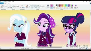 mane 9 shadowbolts speedpaint final [upl. by Leach]