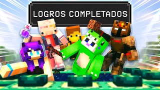 Invite a mis Amigos a Completar TODOS los Logros en Minecraft [upl. by Tami]