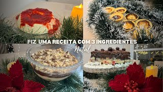 4 SOBREMESAS DELICIOSAS PARA O SEU NATAL  RECEITAS QUE AMO [upl. by Brunhild]