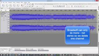 Editing audio files for Broadsoft [upl. by Eire130]