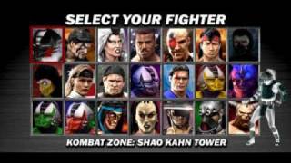 Secret Mortal Kombat 3 Character Select Screen [upl. by Pritchard]