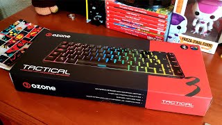 OZONE TACTICAL  Unboxing y review  ¿Mejor teclado mecánico gaming de 2023 calidadprecio [upl. by Adihahs]