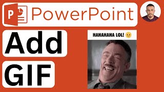 How to Add GIF in PowerPoint Presentation  Easy to Follow [upl. by Ahsii765]