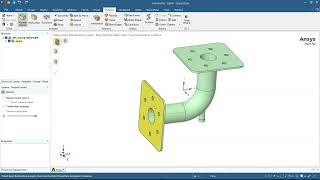 Extracting fluid domain from a solid model of mixing elbow on ANSYS SpaceClaim [upl. by Greenwell]