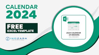 Free Customizable amp PrintFriendly 2024 Excel Calendar [upl. by Joselyn]