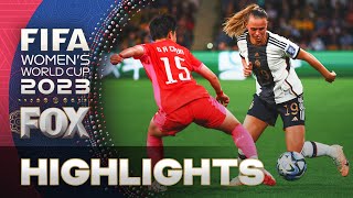 South Korea vs Germany Highlights  2023 FIFA Womens World Cup [upl. by Eynenihc855]