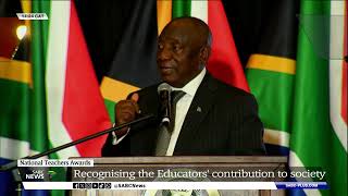 National Teacher Awards  Ramaphosa recognises contribution by educators [upl. by Aicina]