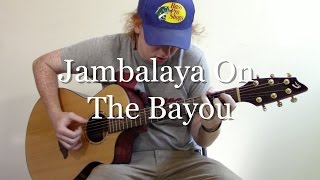 Jambalaya on the Bayou  Hank Williams Fingerstyle Guitar Cover [upl. by Strenta]