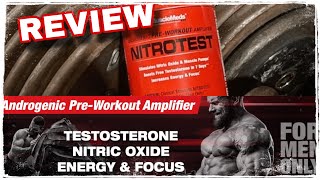 Nitrotest de Musclemeds review  Un pre entrenamiento 2 en 1 con test booster🤔 [upl. by Ynnaf]