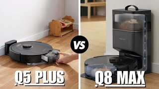 Roborock Q8 Max vs Roborock Q5 Pro  Which One Is Better Specs Comparison [upl. by Tolliver673]