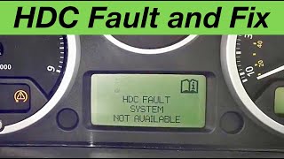 HDC Fault and Fix Land Rover Discovery 3 amp 4 [upl. by Nythsa725]