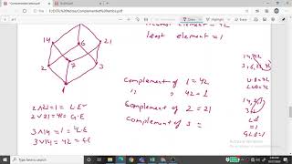 Complemented Lattice and distributive lattice [upl. by Braden]