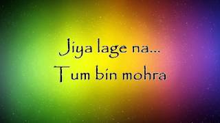 Jiya Lage Na  Talaash Lyrics HD [upl. by Zeb]