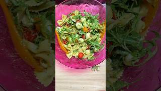 Bow Tie Pasta Salad pasta pastalover pastasalad salad foodshorts dinner recipe yum [upl. by Huesman974]