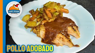 Pollo adobado navideño con muchas verduras [upl. by Nnaj]