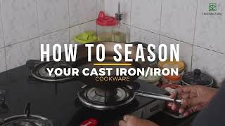 How to Season Your Cast Iron  Iron Cookware Easy Guide On Seasoning your Cast IronIron Cookware [upl. by Randee637]