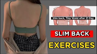 Exercise for Back Fat  Regain Back Shape  Beautiful Back amp Slim Waist  Home Fitness Challenge [upl. by Raycher]