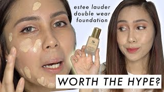 Estee Lauder Double Wear Foundation First Impression amp Review  Tiara S Dusqie [upl. by Alten]