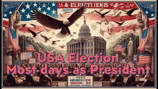 Politics 🧑‍💼 USA Election 🌎 17892024 🧑‍💼 Longest Serving US President 🌎 [upl. by Niledam]