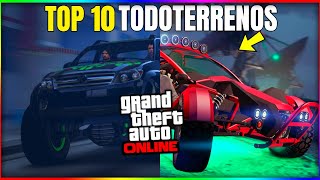 TOP 10 MEJORES VEHÍCULOS TODOTERRENOS que DEBES TENER en GTA5 ONLINE TOP OFFROADS GTA5 ONLINE [upl. by Attena]