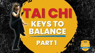 Elements of Balance in Tai Chi Part 1 [upl. by Ynnaej]