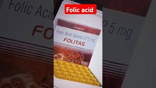 Folic acid 5mg tablet kis kaam aati hai  Folic acid 5mg tablet use in hindi  folicacid [upl. by Sheya]