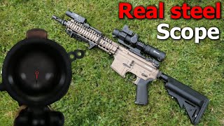 Taugt eine 230 € Real Steel Optik im Airsoft  Firefield Rapidstrike 14x24  Review [upl. by Irtimd470]