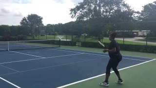 Wow See Pregnant Serena Williams Playing Tennis [upl. by Largent39]